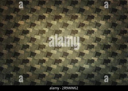 Seventies decoration background. Colors beige, gray, brown and green Stock Photo