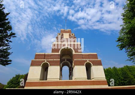 Thiepval Monument 'The Missing from the Somme', Military Cemetery, Thiepval, Somme, Picardy, France, First World War, World War I Stock Photo