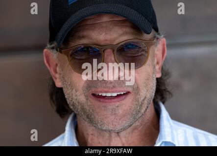 Munich, Germany. 29th June, 2023. Thomas Kretschmann, actor, photographed during a photo session at the Munich Film Festival. Credit: Sven Hoppe/dpa/Alamy Live News Stock Photo