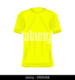 T-shirt mockup in pink colors. Mockup of realistic shirt with short  sleeves. Blank t-shirt template with empty space for design Stock Vector  Image & Art - Alamy