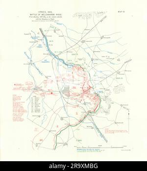 Battle of Bellewaarde Ridge, 24th May 1915. Ypres. First World War ...