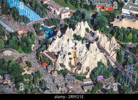 Aerial image of Canada's Wonderland, Ontario, Canada Stock Photo