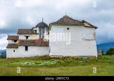 Capilla de Siecha, a historical settlement and chapel, is a national monument. Guasca, Cundinamarca, Colombia, South America. Stock Photo