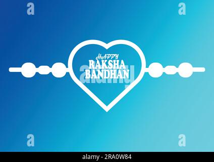 Happy Raksha Bandhan Vector illustration. Holiday concept. Template for background, banner, card, poster with text inscription. Stock Vector