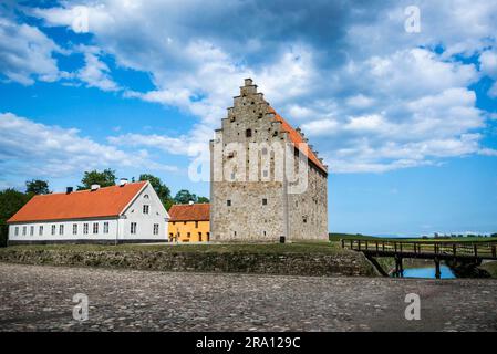 Late medieval castle Glimmingehus, Glimminge, Skane, Sweden Stock Photo