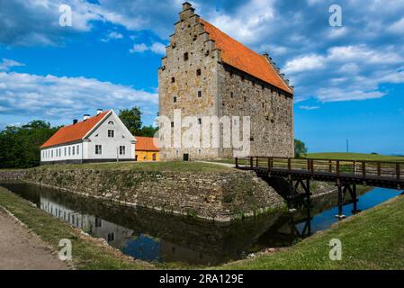 Late medieval castle Glimmingehus, Glimminge, Skane, Sweden Stock Photo