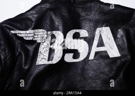 Customised leather jacket hi-res stock photography and images - Alamy