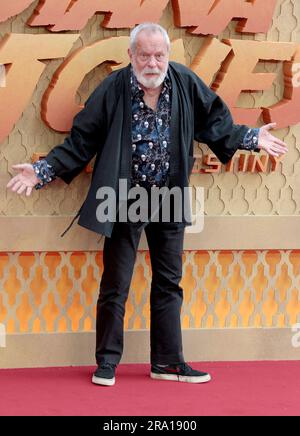 Jun 26, 2023 - London, England, UK - Terry Gilliam attending Indiana Jones and the Dial of Destiny UK Premiere Stock Photo