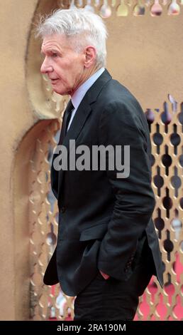 Jun 26, 2023 - London, England, UK - Harrison Ford attending Indiana Jones and the Dial of Destiny UK Premiere Stock Photo