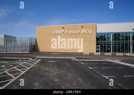 A general view during the official opening of HMP Fosse Way, the new Category C prison in Leicester. Picture date: Thursday June 29, 2023. Stock Photo