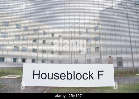 A general view during the official opening of HMP Fosse Way, the new Category C prison in Leicester. Picture date: Thursday June 29, 2023. Stock Photo