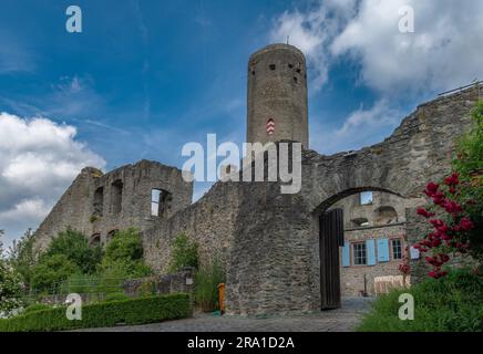 The ruins of Eppstein Castle, Hesse, Germany Stock Photo