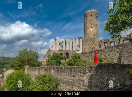 The ruins of Eppstein Castle, Hesse, Germany Stock Photo