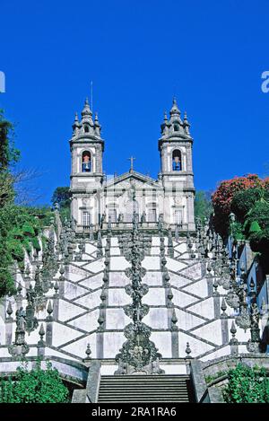 Sanctuary of Bom Jesus do Monte, Tenões, Braga, Portugal Stock Photo