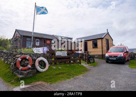 Arinagour Post Office, Arinagour, Isle of Coll, Inner Hebrides, Scotland Stock Photo