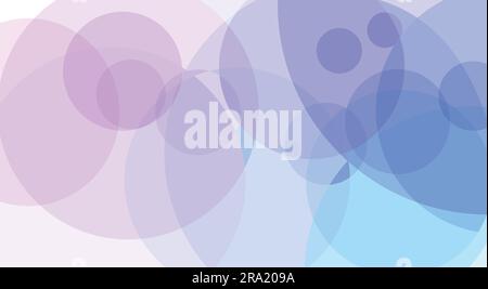 Light abstract background with multi-colored circles. Stock Vector