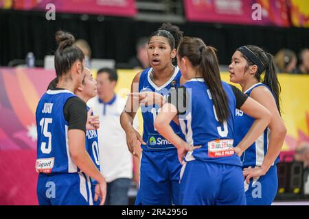 Sydney, Australia. 30th June, 2023. The Philippine Women Basketball team seen during the FIBA Women's Asia Cup 2023 Division A match between Philippines and New Zealand held at the Quay Centre. Final score - New Zealand 83:78 Philippines. Credit: SOPA Images Limited/Alamy Live News Stock Photo