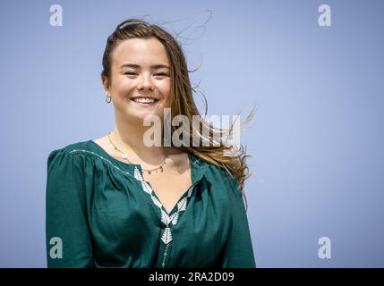 30th June 2023. The Hague, Netherlands. THE HAGUE - Princess Ariane on the Zuiderstrand during the traditional photo session of the royal family. ANP REMKO DE WAAL netherlands out - belgium out Credit: ANP/Alamy Live News Stock Photo