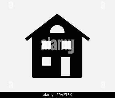 Building Icon. Apartment Condominium Office Block Residential House ...