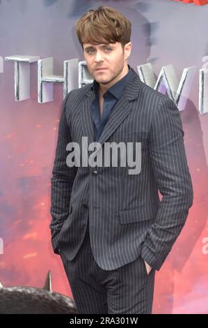 28 June 2023. Joey Batey at the UK Premiere of Netflix 'The Witcher' Season 3, London.  Sue Andrews/Alamy. Stock Photo