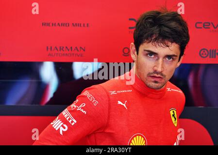 Spielberg, Austria. 30th June, 2023. Charles Leclerc (MON) Ferrari. 30.06.2023. Formula 1 World Championship, Rd 10, Austrian Grand Prix, Spielberg, Austria, Qualifying Day. Photo credit should read: XPB/Press Association Images. Credit: XPB Images Ltd/Alamy Live News Stock Photo