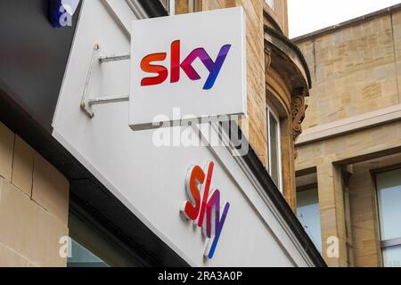Sky outlet, for telecommunications and It specialists, Glasgow Stock Photo