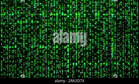 Binary code background. Binary numbers. Big data and digital technology concept. Stock Photo