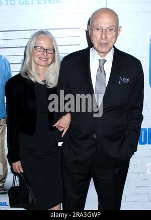 New York City, USA. 30th June, 2023. Oscar winning actor Alan Arkin passed away at home in Carlsbad, California at the age of 89 on June 30, 2023. Alan Arkin & wife Suzanne Newlander Arkin 'Going In Style' New York Premiere Held at SVA Theatre on March 30, 2017 Steven Bergman/AFF-USA.com Credit: AFF/Alamy Live News Stock Photo