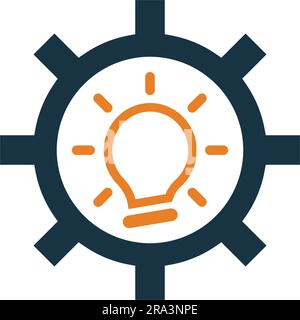 Idea Development icon design template vector illustration for graphic and web design or commercial purposes. Stock Vector