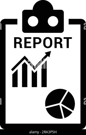 Graphical Report icon. design template vector illustration for graphic ...