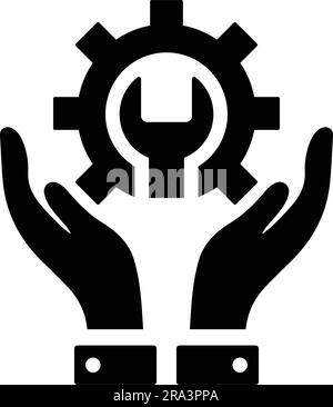 Tech Support icon.. Fully editable vector EPS use for printed materials ...