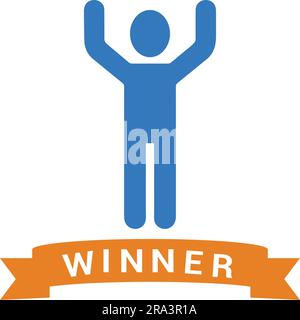 Winning icon. Fully editable vector EPS use for printed materials and ...