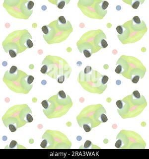 Baby frog isolated on white background. Watercolor hand drawn illustration  Stock Photo - Alamy