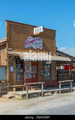 Texas, Hill Country, Bandera,  11th Street Cowboy Bar Stock Photo