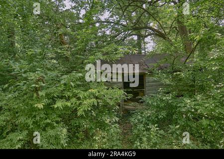 Gambrill Mill, part of the Manocacy National Battlefield, near Frederick, MD,  is a preserved area managed by the U.S. National Park Service. Stock Photo