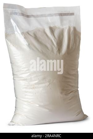 Empty transparent plastic bag, isolated on white background Stock Photo -  Alamy