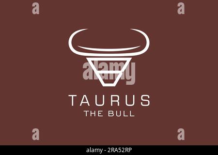 Letter B logo, Bull logo,head bull logo, monogram Logo Design Template Stock Vector