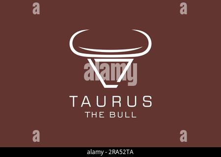 Letter L logo, Bull logo,head bull logo, monogram Logo Design Template Stock Vector