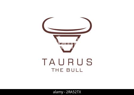Letter S logo, Bull logo,head bull logo, monogram Logo Design Template Stock Vector