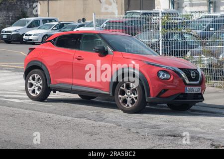 PASAIA, SPAIN-APRIL 21, 2023: Nissan Juke, second generation (F16) Stock Photo