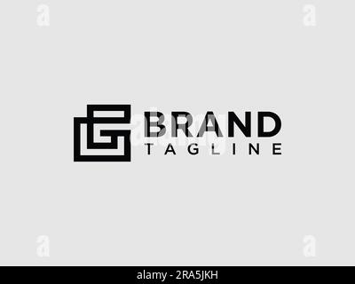 Simple and modern design letter G logo. Suitable for many business orientation. Stock Vector