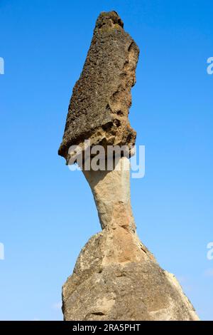 Tufa formation, fairy chimney, Goereme, Goereme National Park, Cappadocia, Turkey Stock Photo