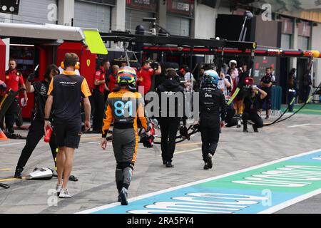 Spielberg, Austria. 01st July, 2023. Oscar Piastri (AUS) McLaren. Formula 1 World Championship, Rd 10, Austrian Grand Prix, Saturday 1st July 2023. Spielberg, Austria. Credit: James Moy/Alamy Live News Stock Photo