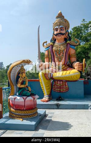 Guardian deity Ayyanar near Salem, Tamil Nadu, South India, India, Asia ...