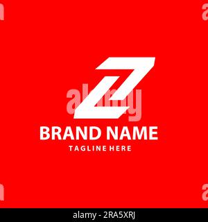 initial abstract monogram PL, LP logo design Stock Vector