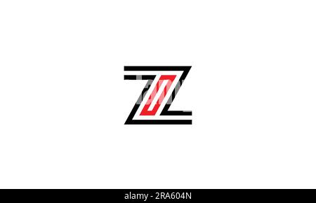 ZI, IZ, Abstract Letters Logo Monogram Stock Vector