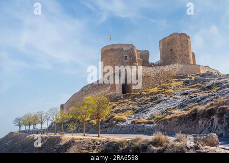 Consuegra Castle (Castle of La Muela) - Consuegra, Castilla-La Mancha, Spain Stock Photo