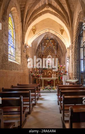 Our Lady of Guadalupe Chapel at Basilica de Santa Maria de los Reales Alcazares - Ubeda, Jaen, Spain Stock Photo