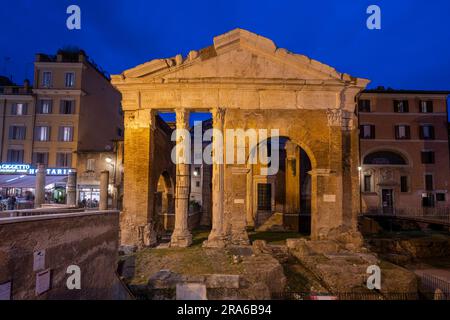 Porticus Octaviae (Portico di Ottavia), Rome, Lazio, Italy Stock Photo