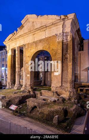 Porticus Octaviae (Portico di Ottavia), Rome, Lazio, Italy Stock Photo